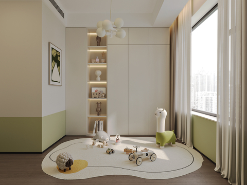 Modern Children's Entertainment Room