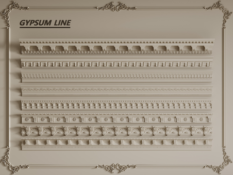 French Line Gypsum Line Corner Line