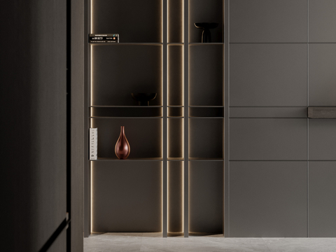 Modern Bookcase Decorative Cabinet