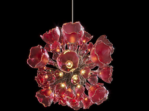 Flower chandelier