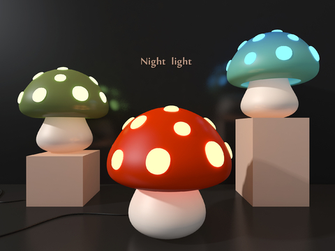 Table lamp Mushroom lamp