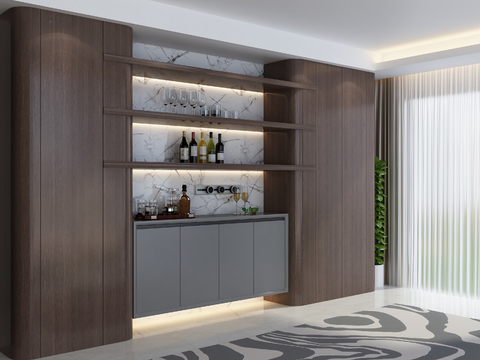 Modern Wine Cabinet Sideboard