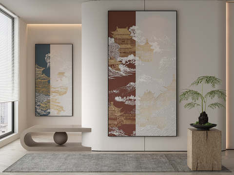 New Chinese Architectural Painting Decorative Painting