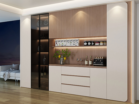 Modern Sideboard Wine Cabinet