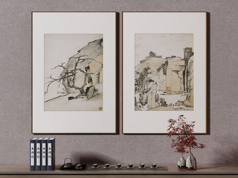 New Chinese Decorative Painting Zen Hanging Painting