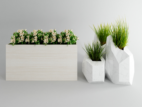 Modern flower bed flower box flower bowl