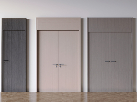 Top door, flat door, single door, opposite door