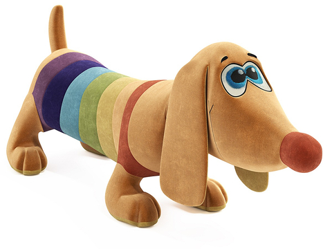 Children's Doll Dachshund Pillow