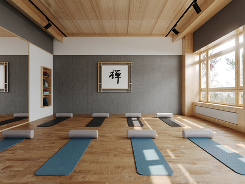 New Chinese Zen Yoga Studio Yoga Studio