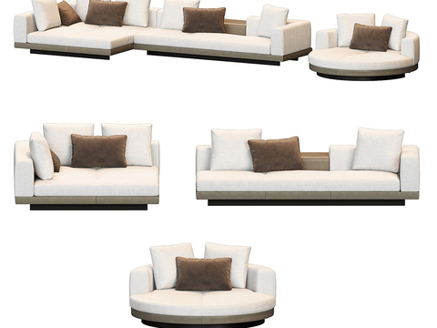 Modern Simple Sofa Double Sofa Single Sofa