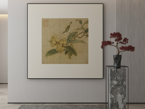 New Chinese Flower and Bird Painting Decorative Painting