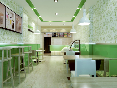 Modern Milk Tea Shop