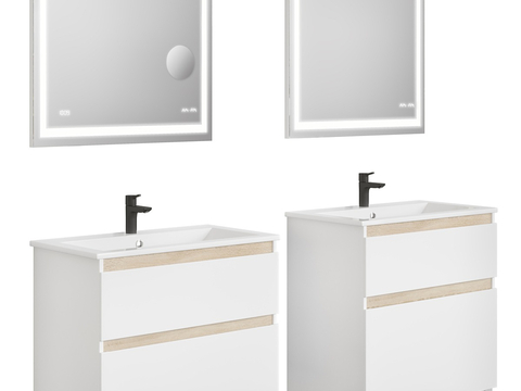 Modern basin cabinet