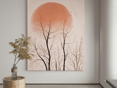 Modern Decorative Painting Zen Hanging Painting