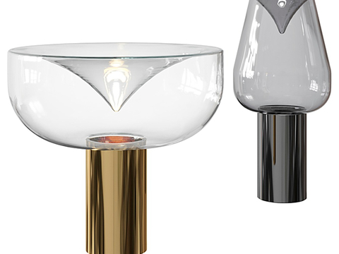 Italian glass table lamp