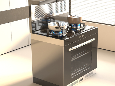 integrated stove stove