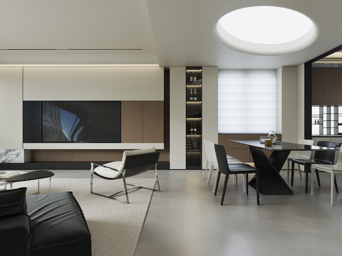 Modern Living&Dining Room