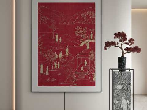 New Chinese Architectural Painting Decorative Painting