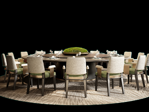 Modern Dining Table and Chair Round Table