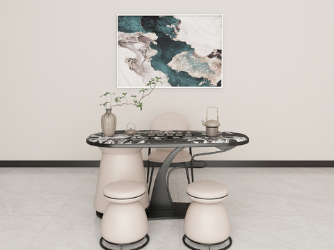 Modern Tea Table and Chair Tea Table