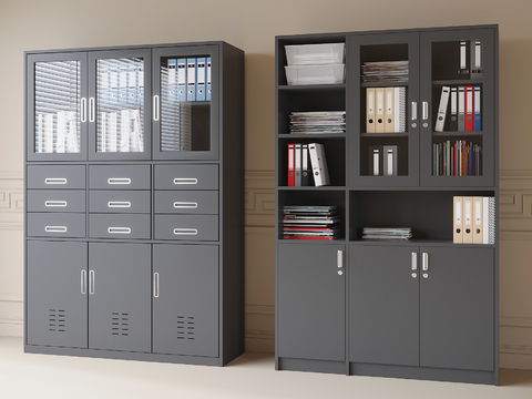 Iron file cabinet data cabinet