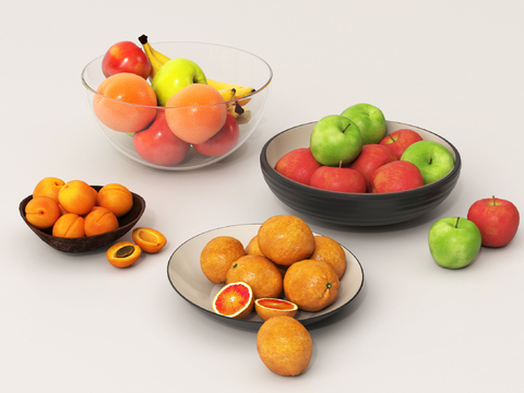 fruit fruit plate orange apple