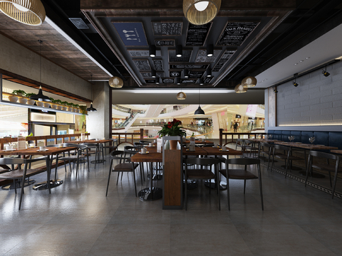 Industrial style western DiningRoom