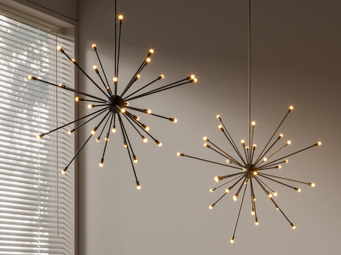 Cassina Nordic dandelion chandelier creative chandelier art chandelier