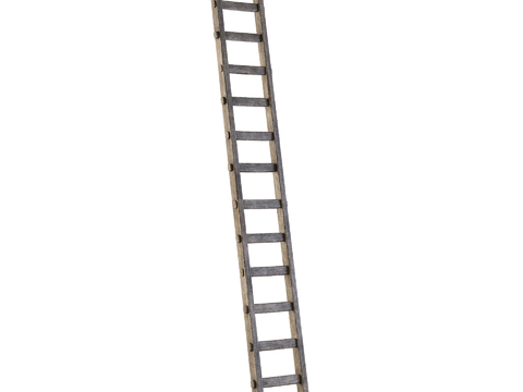 wooden ladder