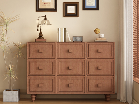 Mid-century Style porch cabinet