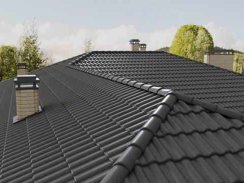 Modern Eaves Tile Sloping Roof