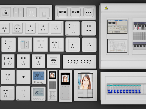 Socket switch panel