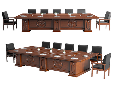 Modern Conference Table and Chair Party and Government Conference Table