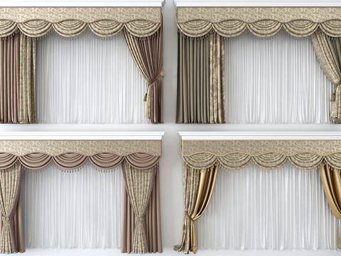 European-style screen curtain