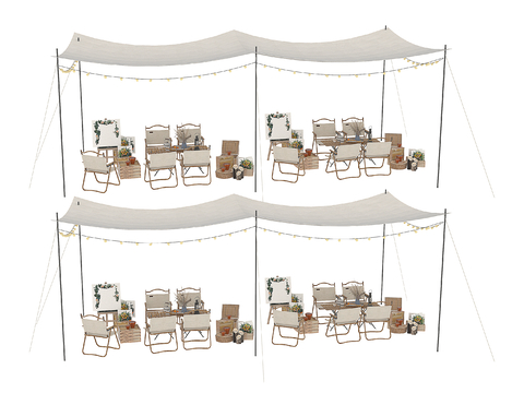 Outdoor table and chairs Outdoor tent