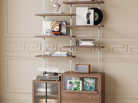 Modern Storage Rack Decorative Shelf Bookshelf