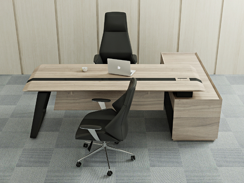 Modern office desk and chair boss desk class desk