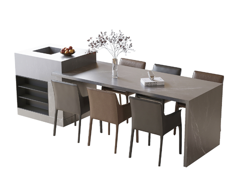 Modern Nakajima Dining Table and Chair