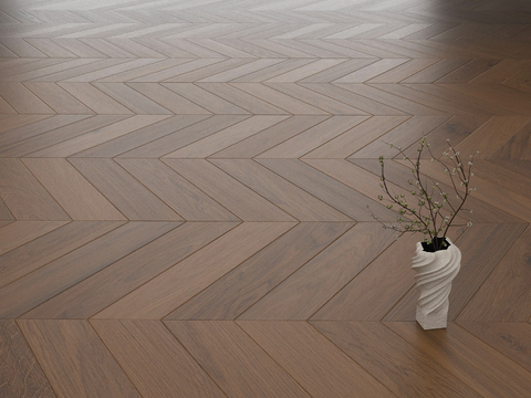 Wood floor fishbone floor