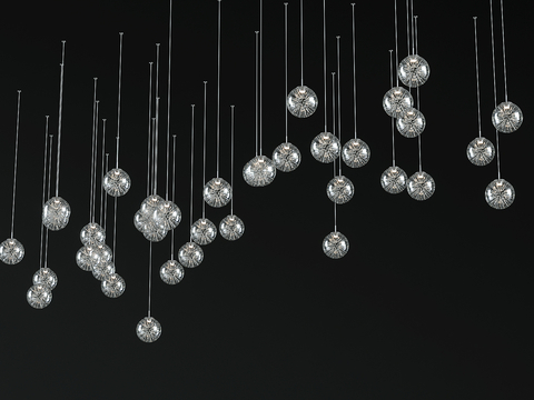 Modern glass chandelier Decorative Light