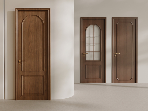 French Single Door Flat Door Bedroom Door