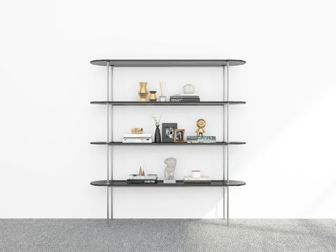 Modern Bookshelf Storage Rack