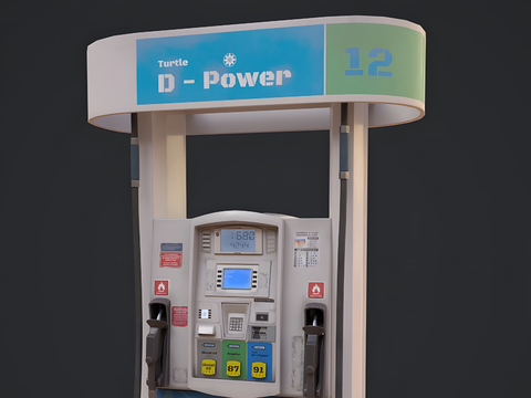 Gas pump filling station