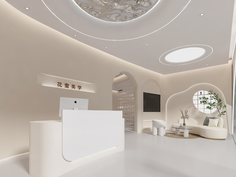 Cream Style medical beauty hall