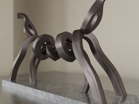 Modern Sculpture Ornaments Animal Abstract Sculpture