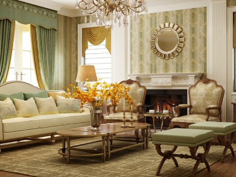 Neoclassical Style living room