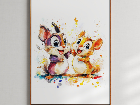 Decorative Painting Children's Painting Cartoon Painting Hanging Painting