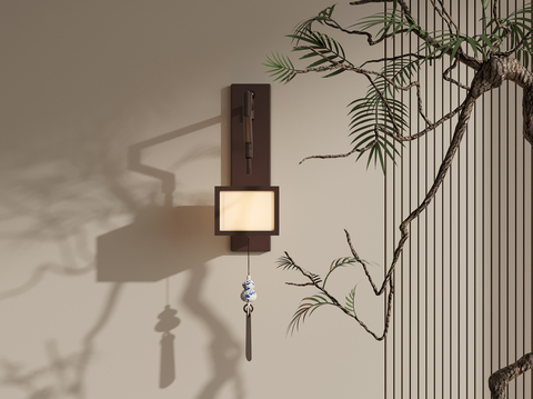 Neo-Chinese Style Wall Lamp Zen Wall Lamp