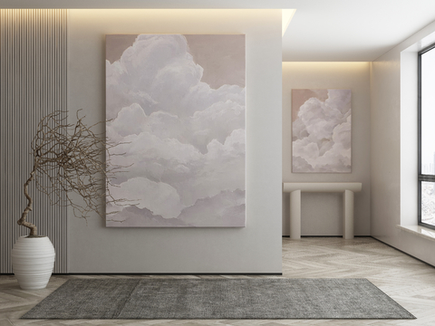 Modern Decorative Painting Clouds Hanging Painting Oil Painting