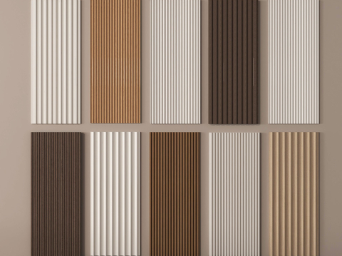 Panel wood veneer wall panel wave board